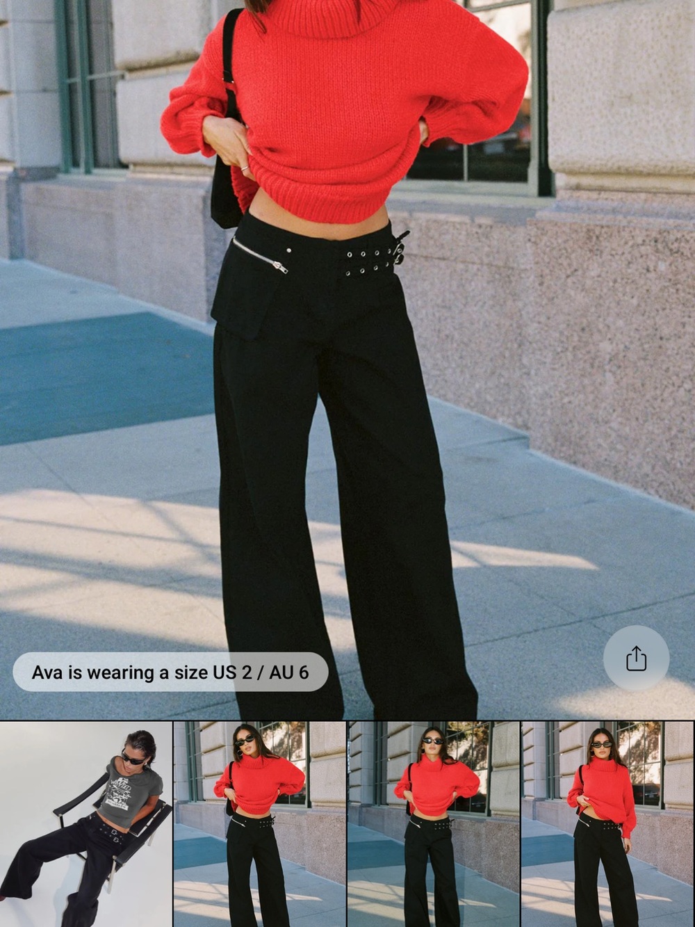 Princess Polly Wide Leg Cargo Jeans